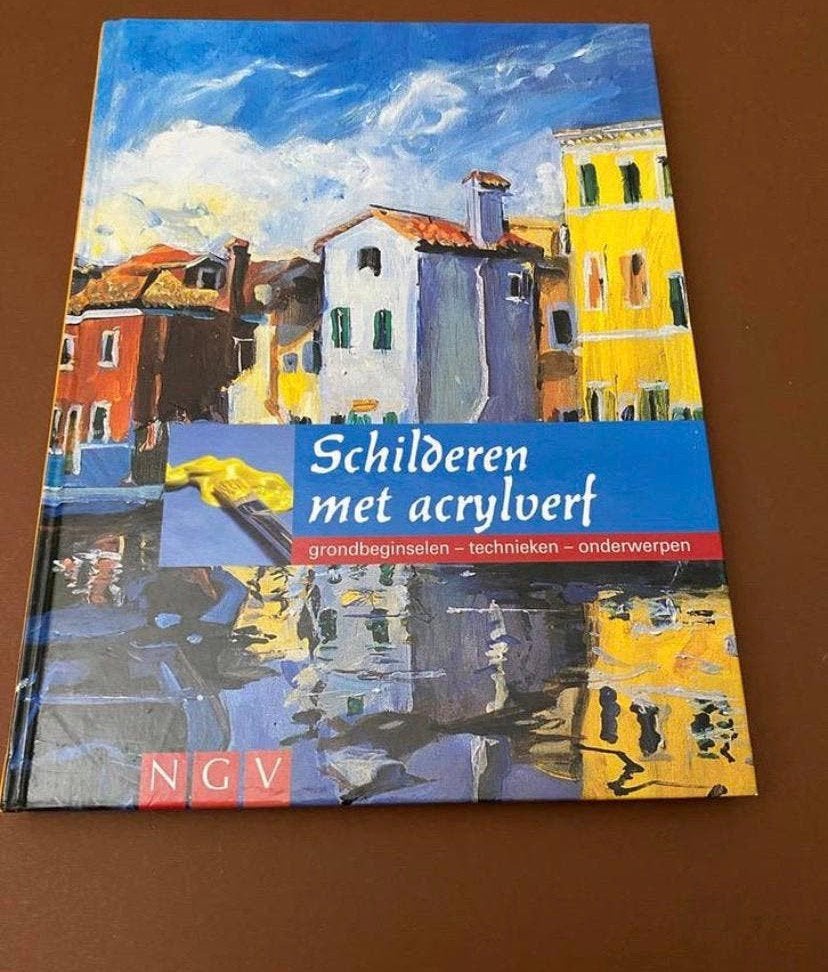 Schilderen met acrylverf. Grondbeginselen - technieken -, Boeken, Ophalen of Verzenden, Zo goed als nieuw, Tekenen en Schilderen