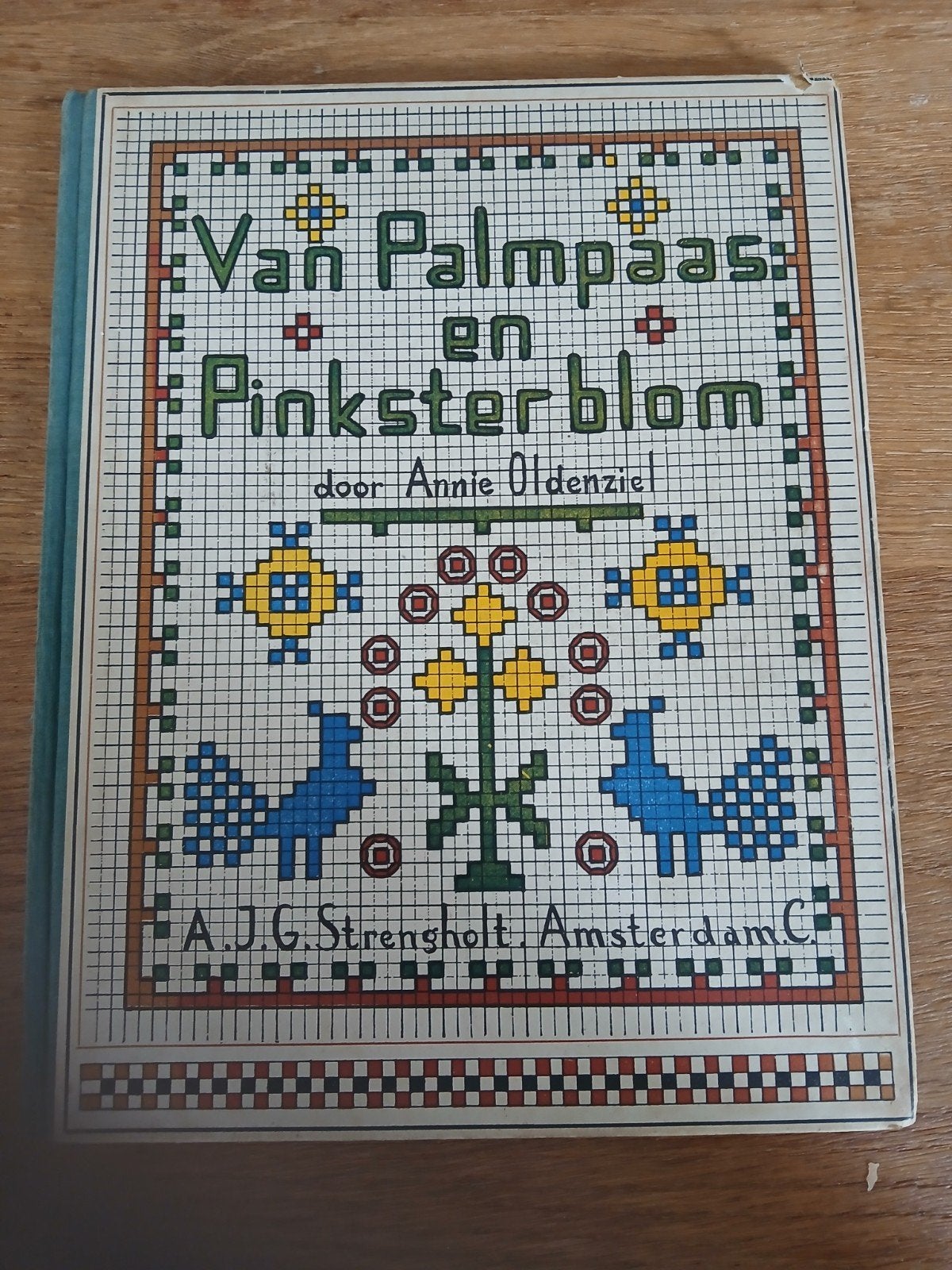 Van Palmpaas en Pinksterblom - Annie Oldenziel (1930), Antiek en Kunst, Ophalen of Verzenden, Annie Oldenziel