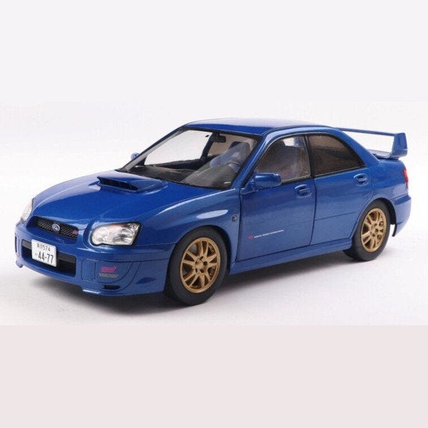 Subaru Impreza WRX STI Sonic 2003 Blauw Schaal 1/18 Solido, Solido, Auto, Solido, Nieuw