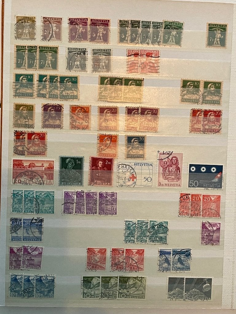 Verzameling Zwitserland, Postzegels en Munten, Postzegels | Europa | Zwitserland, Verzenden, Gestempeld
