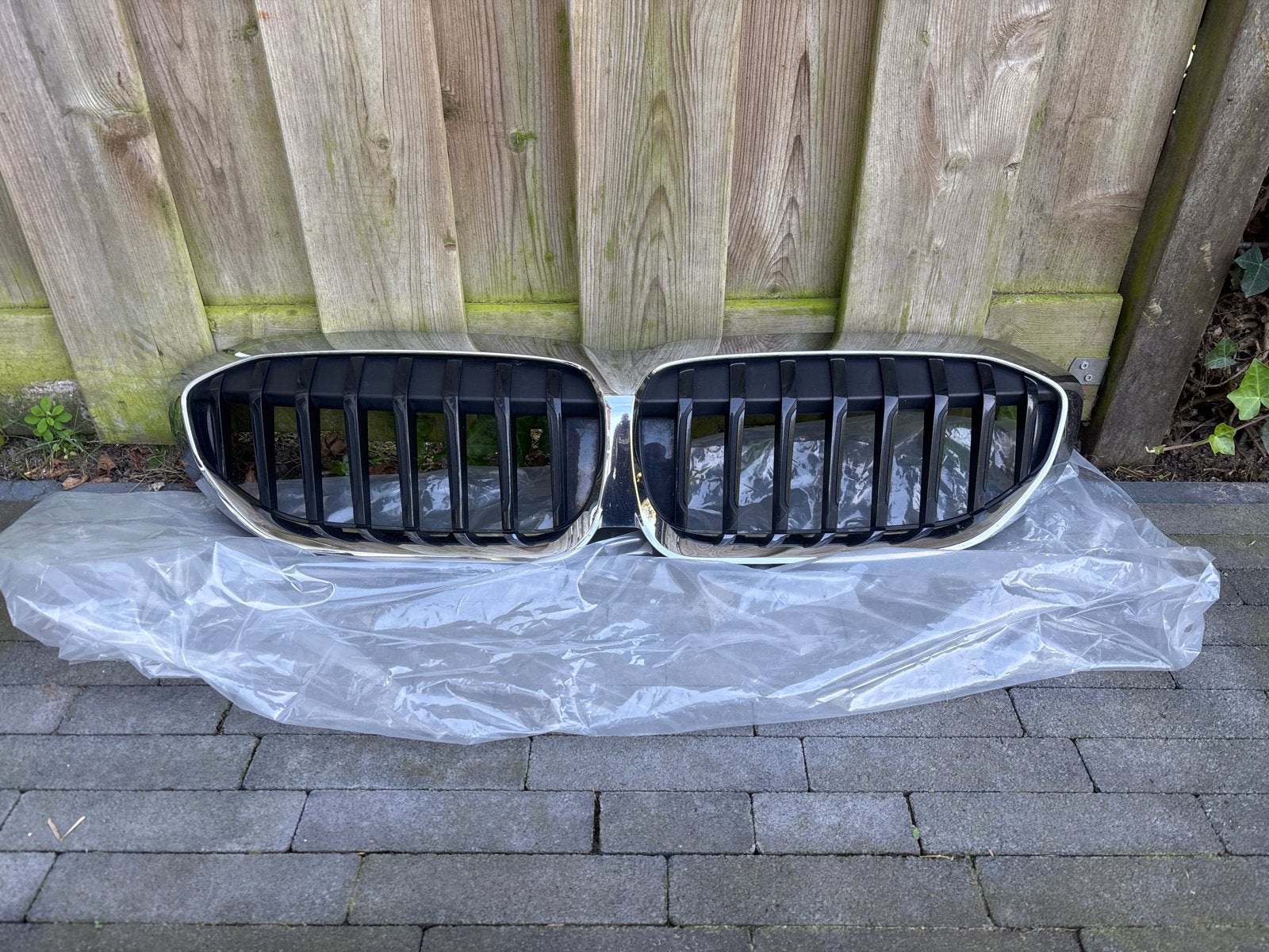 BMW Nieren Grill Glanz Zwart Chroom F30 F31 F35 F80 F81 F82, Ophalen of Verzenden, Gebruikt, BMW