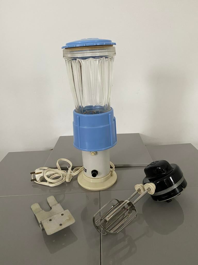 Vintage Moulin BB Mixer/Blender - Jaren '60 Design, Witgoed en Apparatuur, Keukenmixers, Minder dan 1 liter, Ophalen of Verzenden