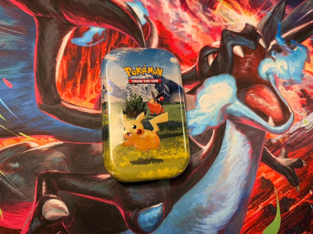 Pokemon Ascended Heroes Tin pikachu cleffairy, Ophalen of Verzenden, Nieuw