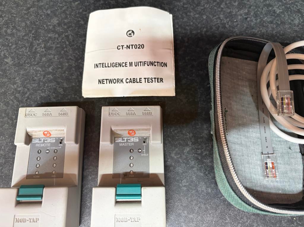 Kabeltester SLT3S Remote MOD-TAP voor netwerkkabels, Ophalen of Verzenden, Zo goed als nieuw