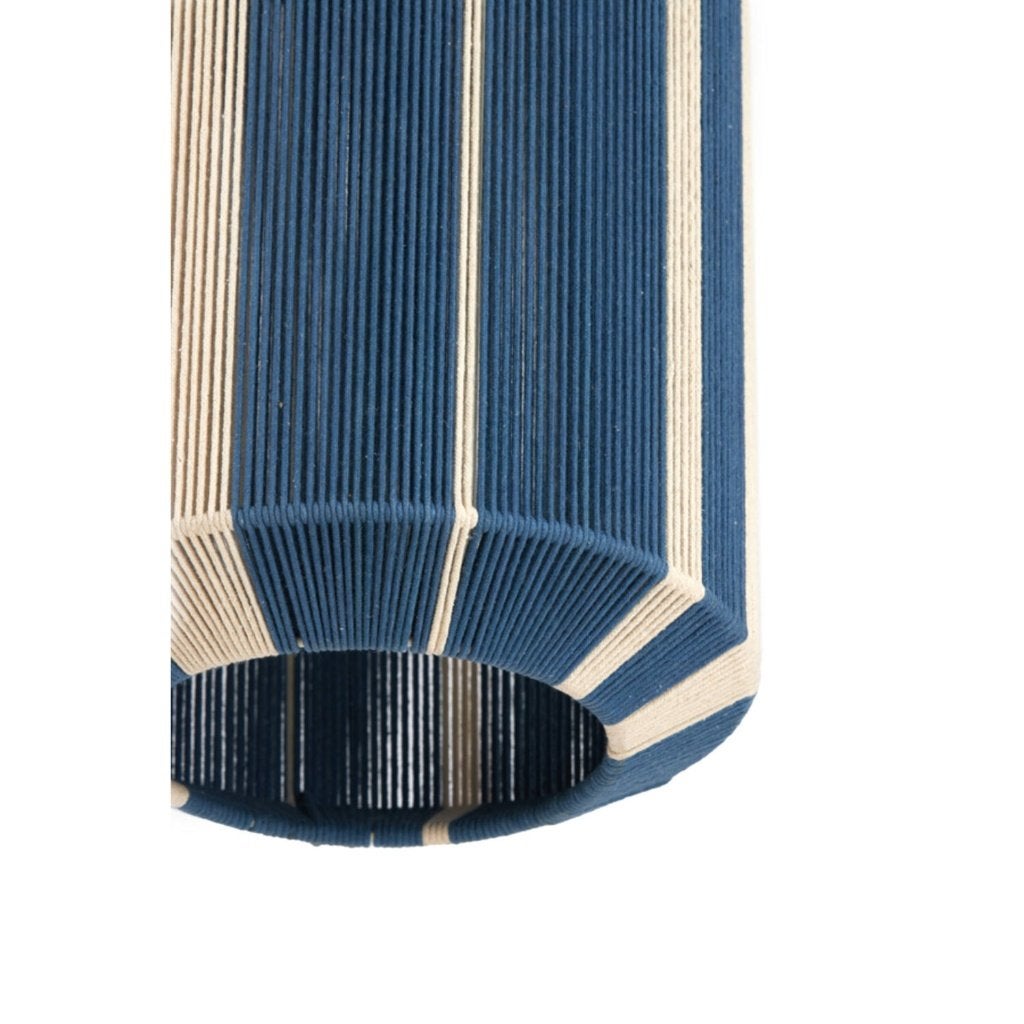 Hanglamp Kozana Light & Living touw creme blauw (3 maten), Ophalen of Verzenden, Nieuw, Metaal
