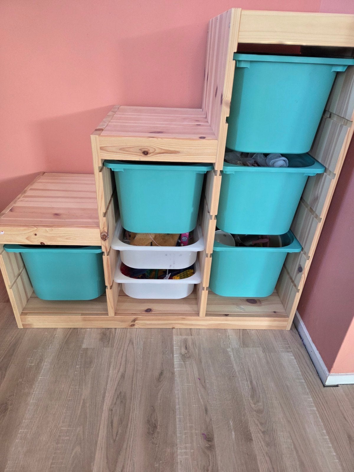 IKEA Trofast opbergkast met bakken - 93x90 cm, Ophalen, Nieuw