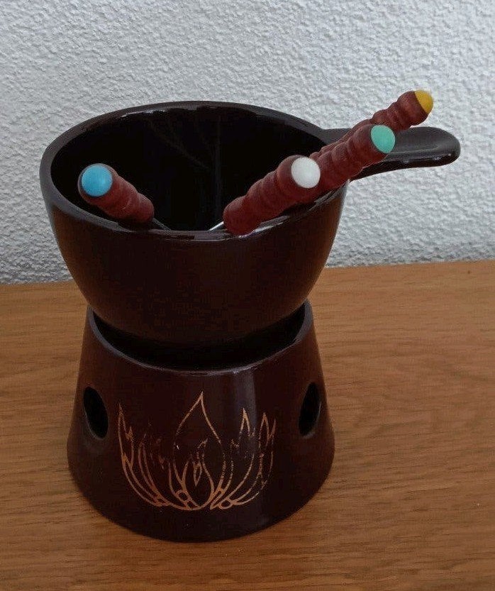 Chocolade Fondue Set, Ophalen of Verzenden, Gebruikt