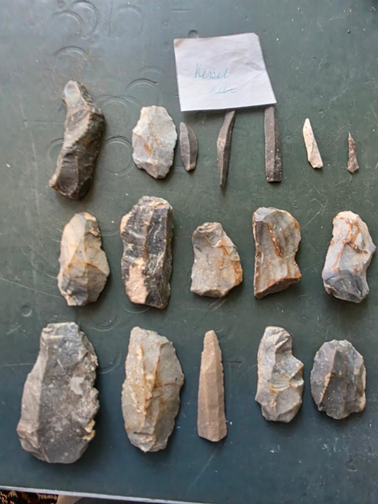 Vuistbijlen artefacten Kesselmeer, Ophalen of Verzenden