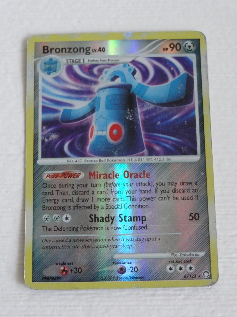 Pokémonkaart Bronzong Lv. 40 6/123 >Snelle Verzending!<, Ophalen of Verzenden, Gebruikt, Losse kaart