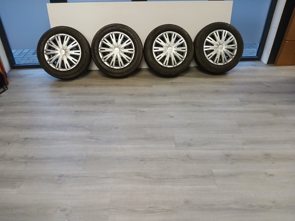 Winter Wielenset Opel Corsa D 2006-2014 15INCH staal!!, Ophalen, Gebruikt, 15 inch, 185 mm