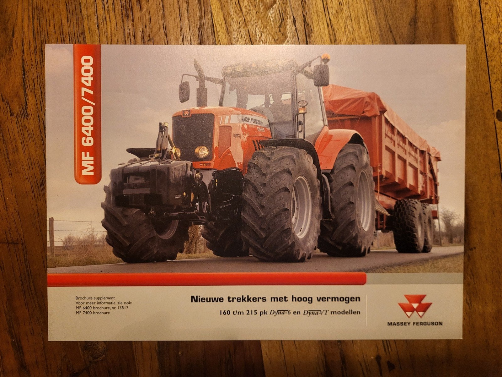 tractor folder Massey Ferguson 6400/7400, Ophalen of Verzenden