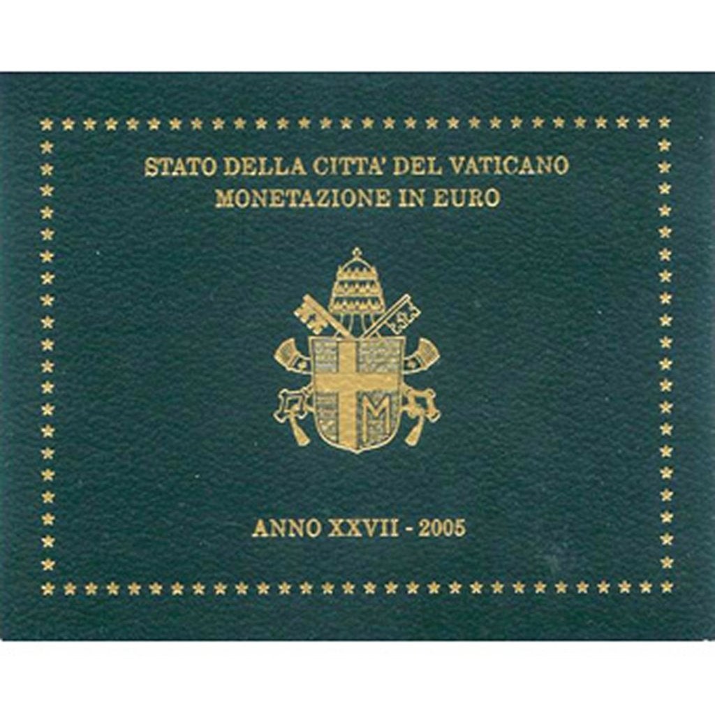 BU set Vaticaan 2005 Blister - 1 cent tm 2 euro, Ophalen of Verzenden, Vaticaanstad, Overige waardes, Setje