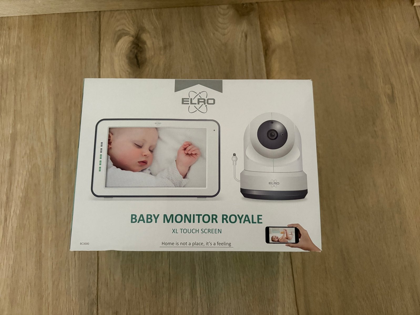 Elro Baby Monitor Royale XL Touchscreen Babyfoon, Ophalen, Zo goed als nieuw, 250 meter of meer, Camera