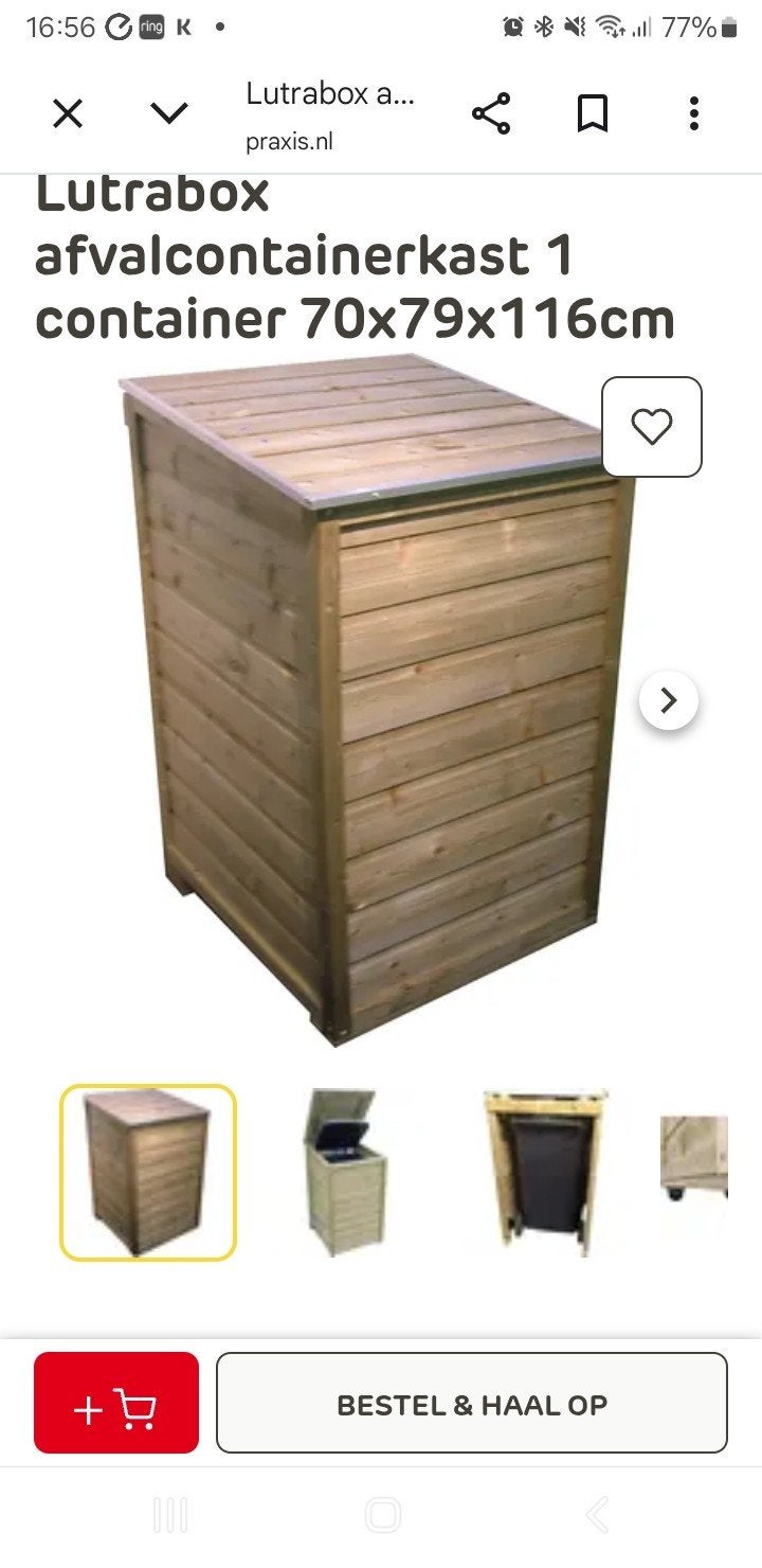lutrabox kliko ombouw, Ophalen, Gebruikt, Hout, Containerberging