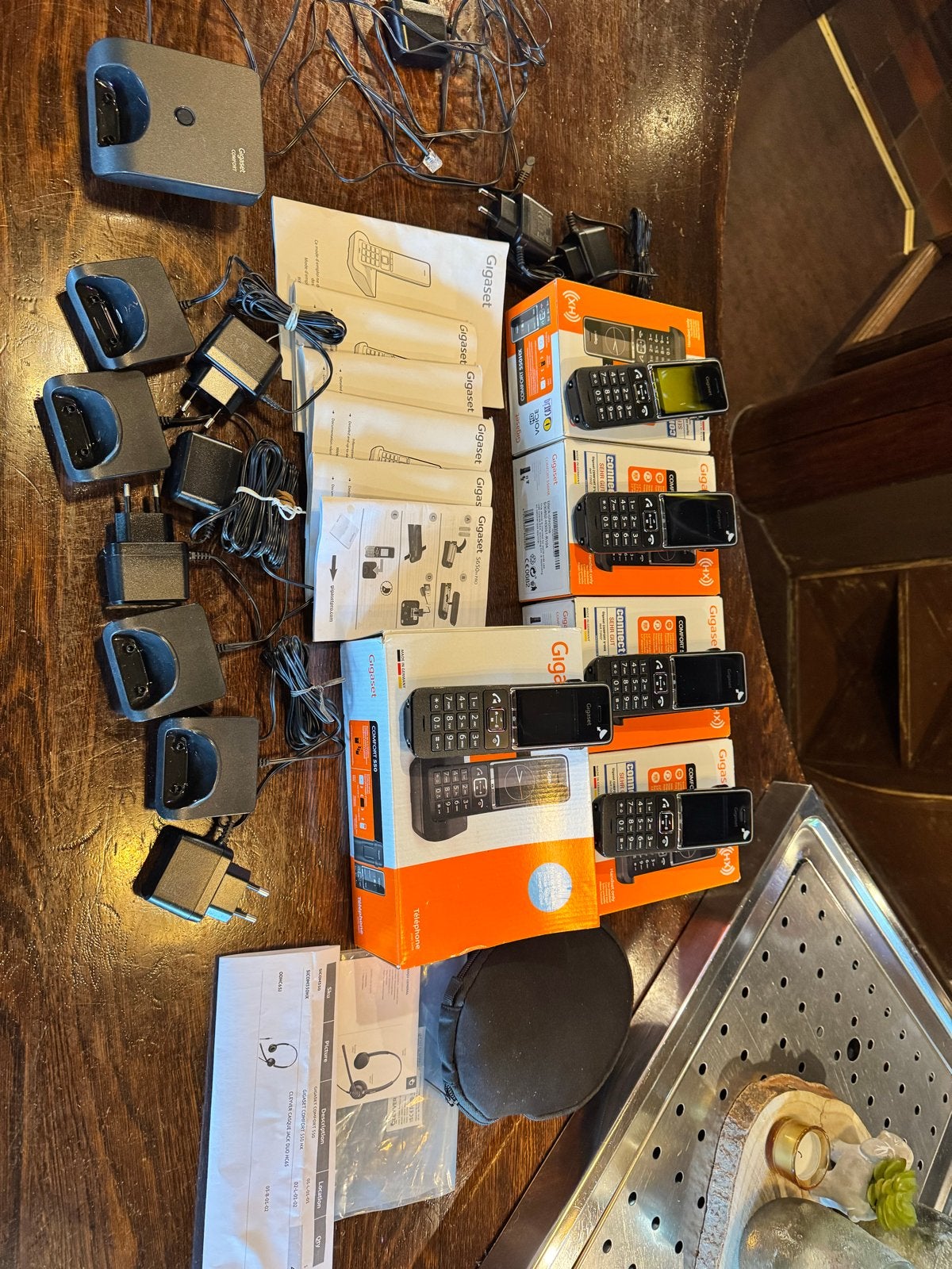 Gigaset COMFORT 550 & 550HX DECT-telefoons met headsets, Telecommunicatie, Ophalen of Verzenden, Nieuw, 4 handsets of meer