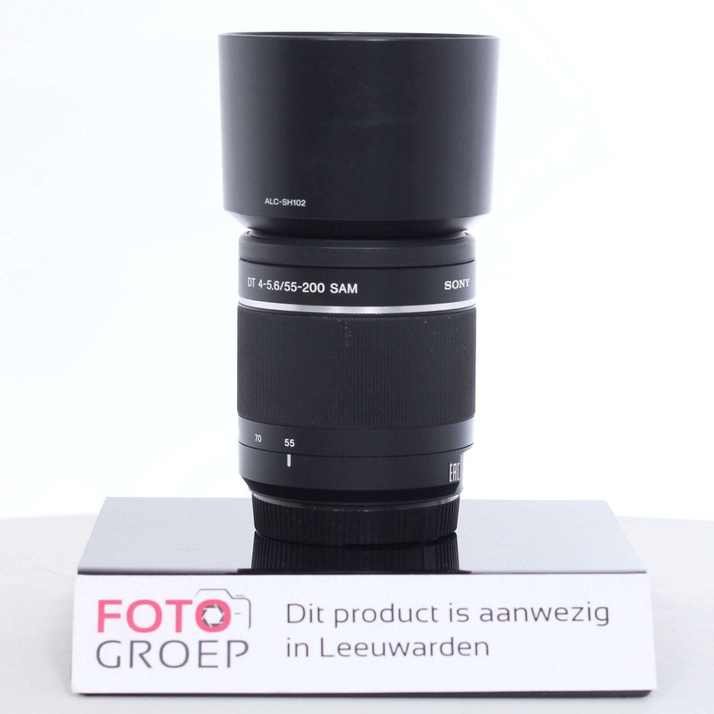 Sony DT 55-200mm F4-5.6 SAM telelens (A-m) (OCC-Leeuwarden), Foto-Groep, Luttekepoortstraat 26 3841 AX Harderwijk, Sony, Telelens
