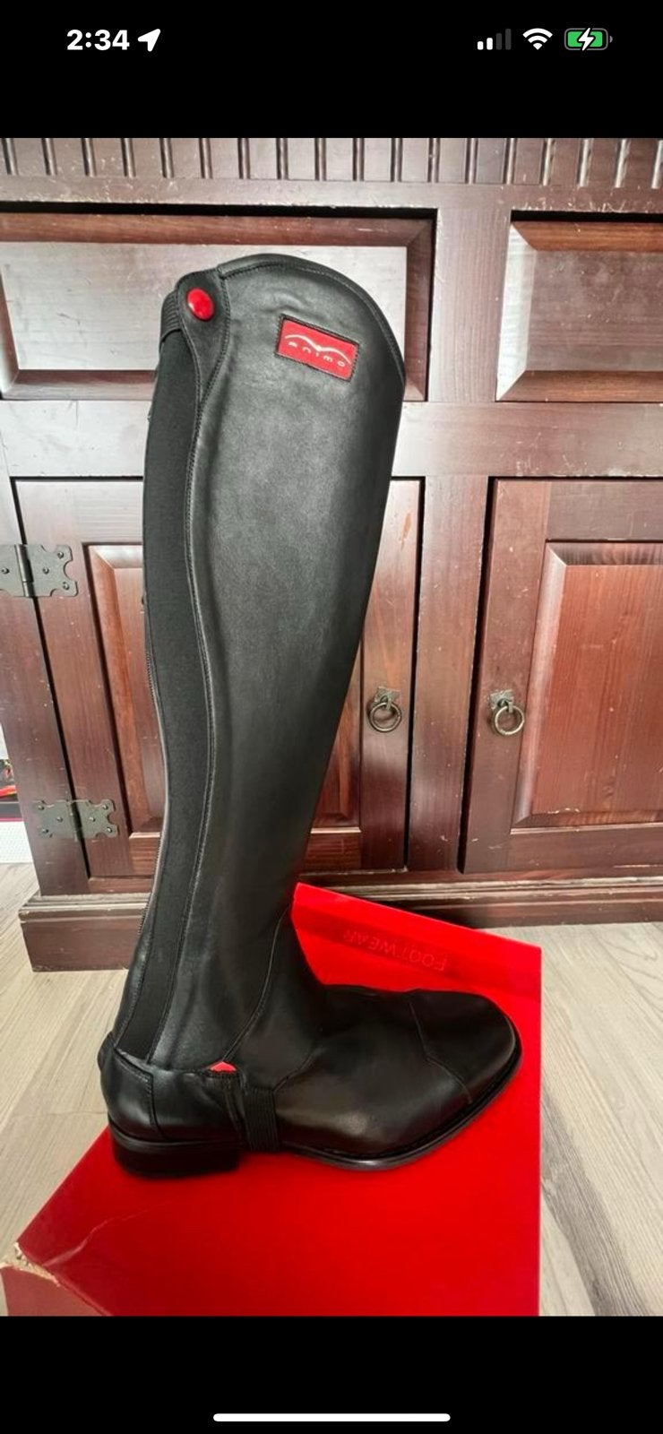 Animo chaps en mini boots #paard #Animo, Ophalen of Verzenden, Zo goed als nieuw, Schoeisel