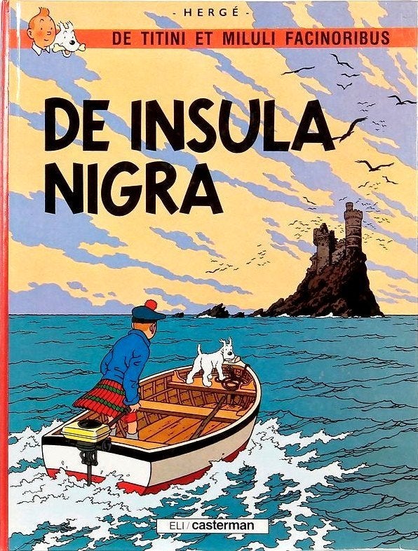 Kuifje ~ De insula nigra (latijn) ~ nieuw, Ophalen of Verzenden, Kuifje, Nieuw, Boek of Spel