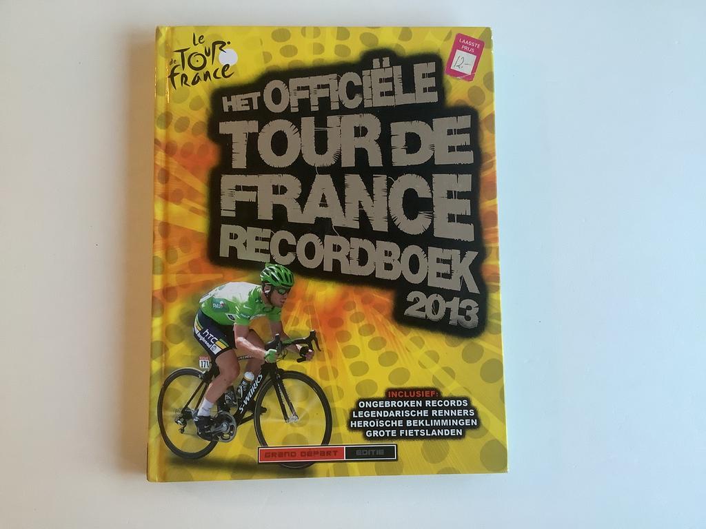 Chris Sidwells Het officiële Tour de France recordboek 2013, Ophalen of Verzenden, Zo goed als nieuw, Lopen en Fietsen
