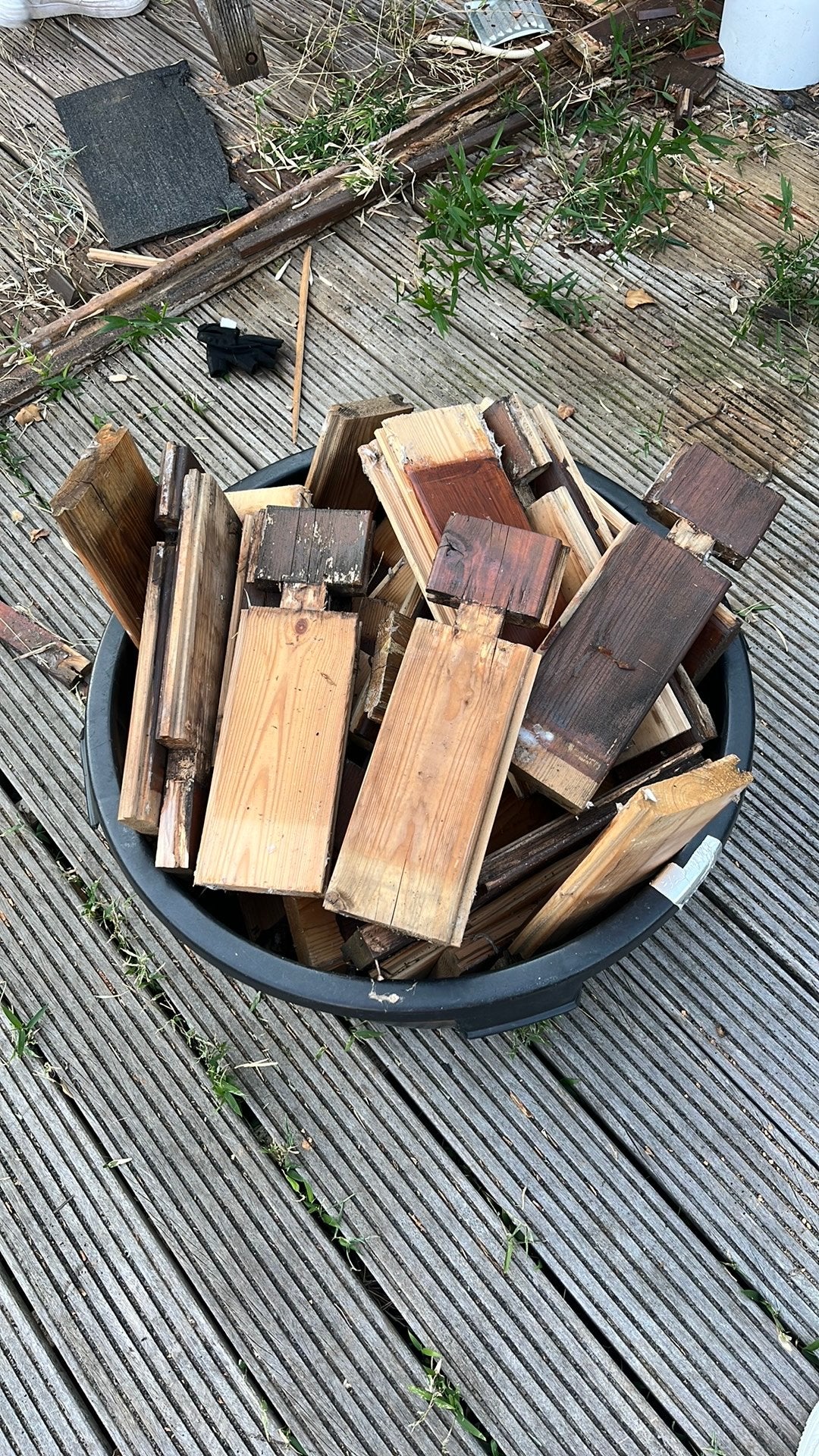 Gratis hout, Tuin en Terras, Haardhout, Ophalen