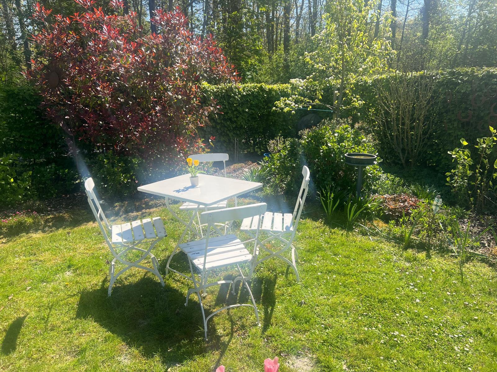 Bistro set. Tuin set. Bistroset tuinset, Tuin en Terras, Ophalen, Gebruikt, Stoel, Tuinset