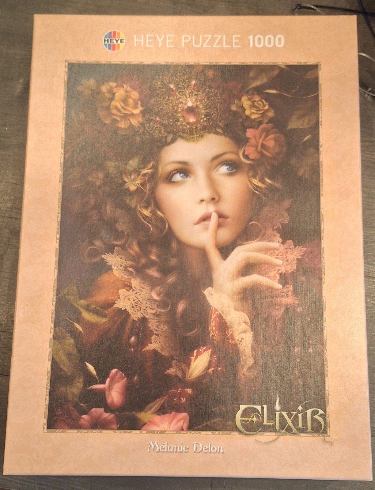 Heye Elixir Legpuzzel Quiet - Mélanie Delon Art nr 29384, Hobby en Vrije tijd, Ophalen, 500 t/m 1500 stukjes, Zo goed als nieuw