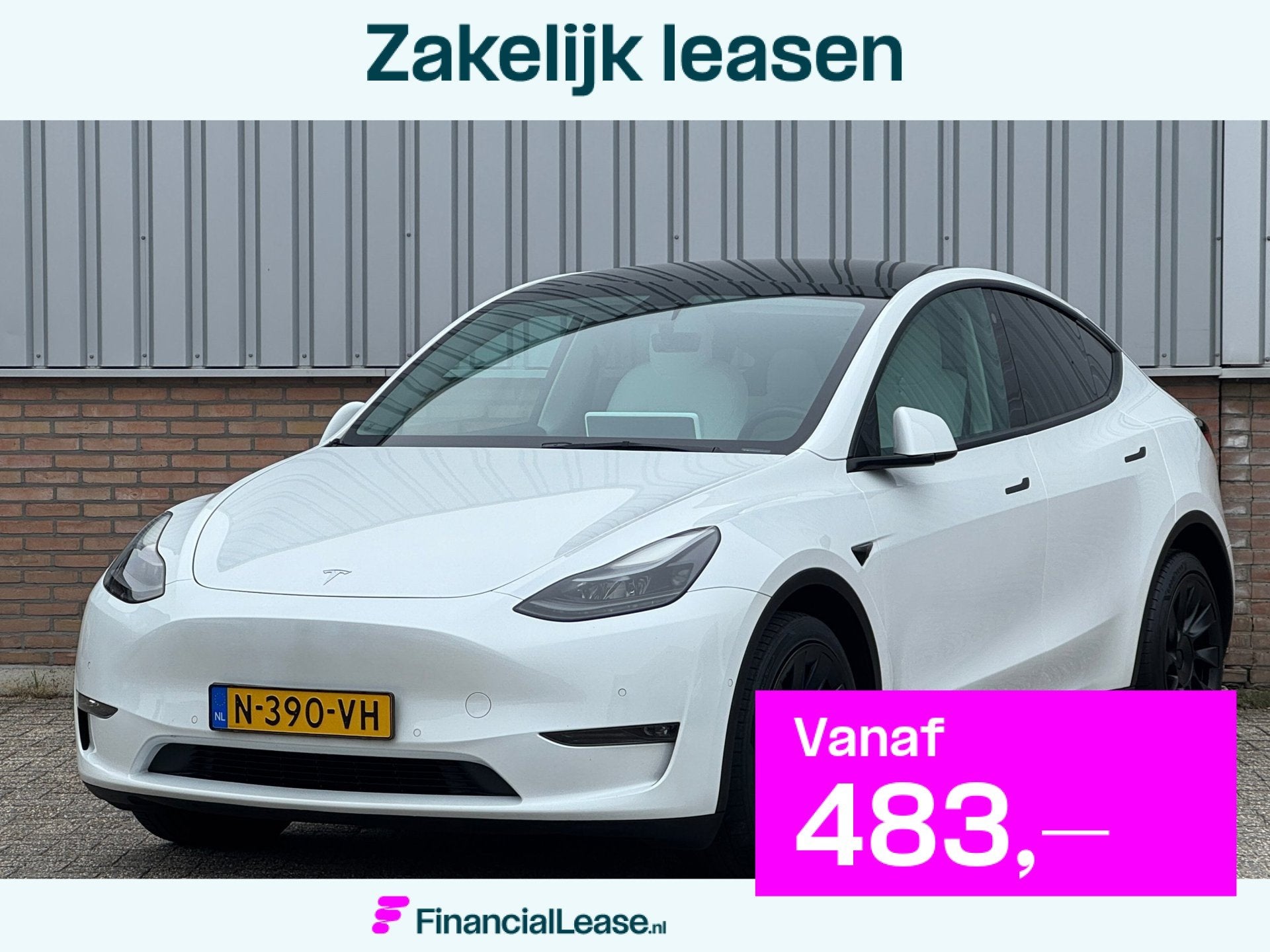 Tesla Model Y Long Range AWD 75 kWh 90,8% SoH/ Trekhaak/ 20'