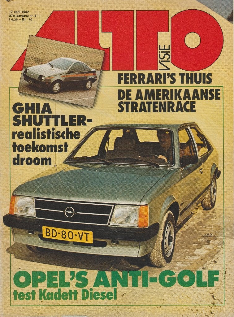 Testen van Opel Kadett D in Autovisie e.a., Gelezen, Opel, Ophalen of Verzenden, Autovisie