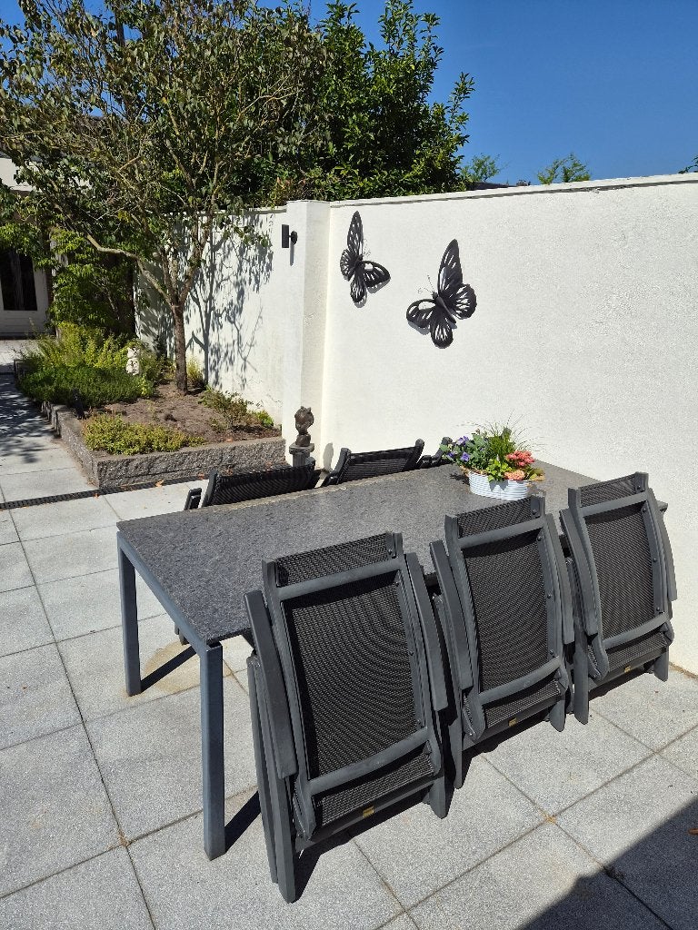 Tuinset, Tuin en Terras, Tuinsets en Loungesets, Ophalen, Gebruikt, 6 zitplaatsen, Tuinset