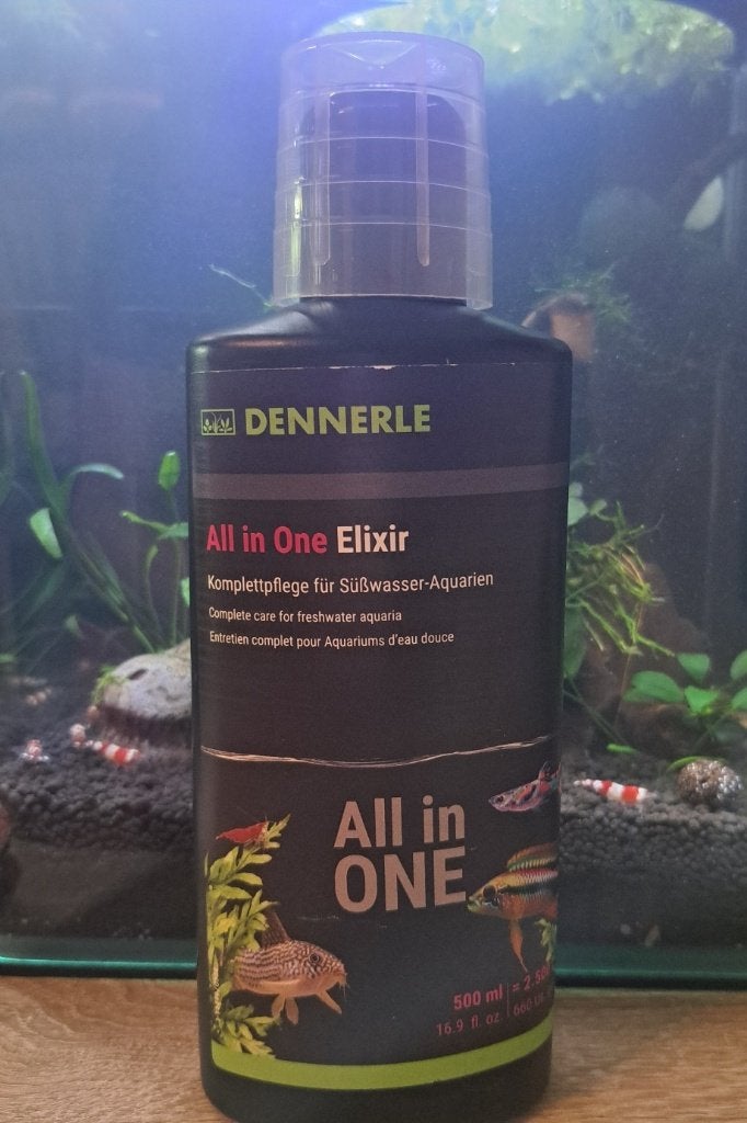 Dennerle all in one elixir 500ml, Dieren en Toebehoren, Vissen | Aquaria en Toebehoren, Ophalen of Verzenden, Gebruikt, Overige typen