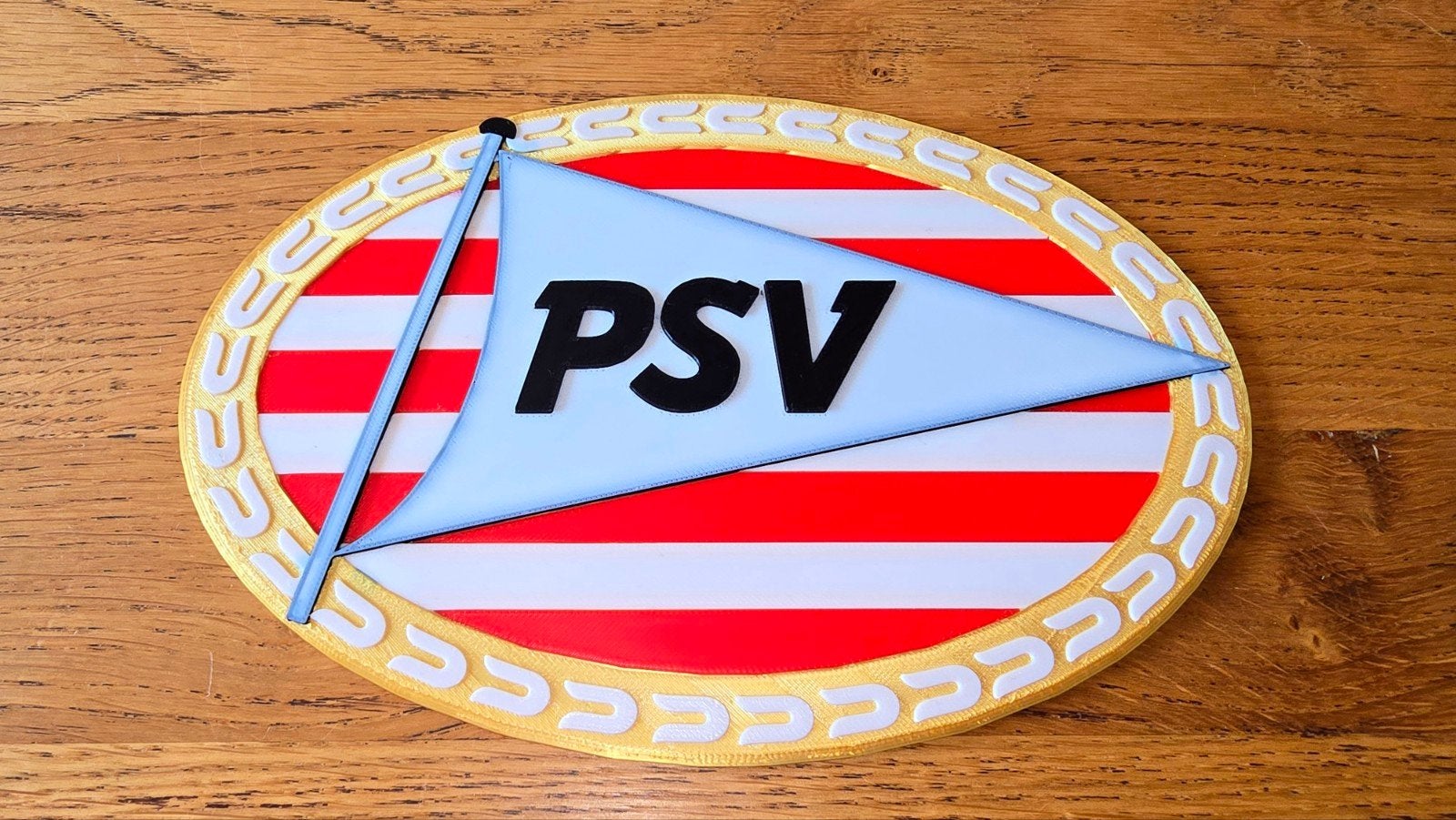 PSV logo met standaard, Ophalen of Verzenden
