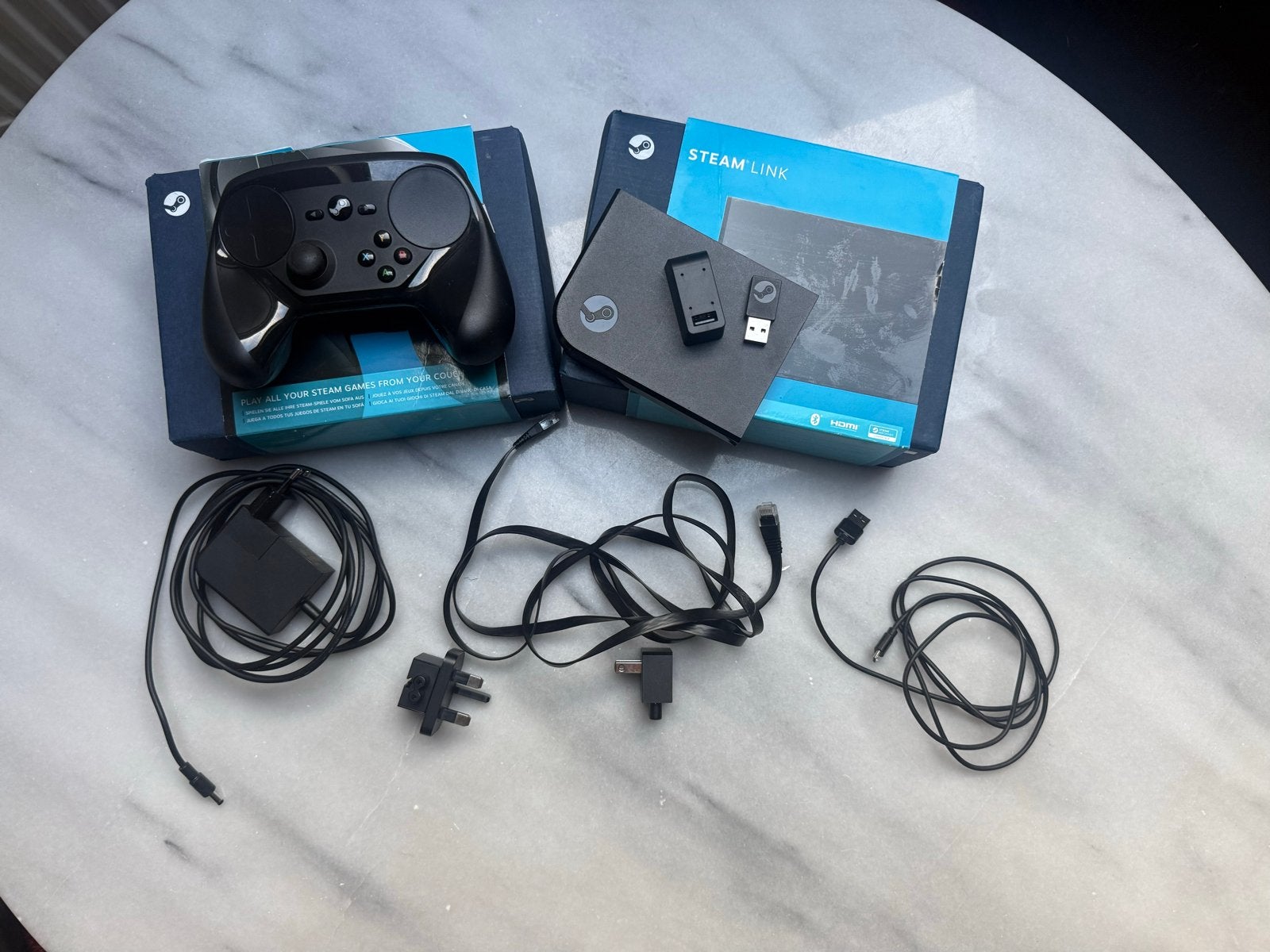 Steam Link en Steam Controller (met USB)  - Compleet Pakket, Spelcomputers en Games, Ophalen of Verzenden, Valve, Zo goed als nieuw