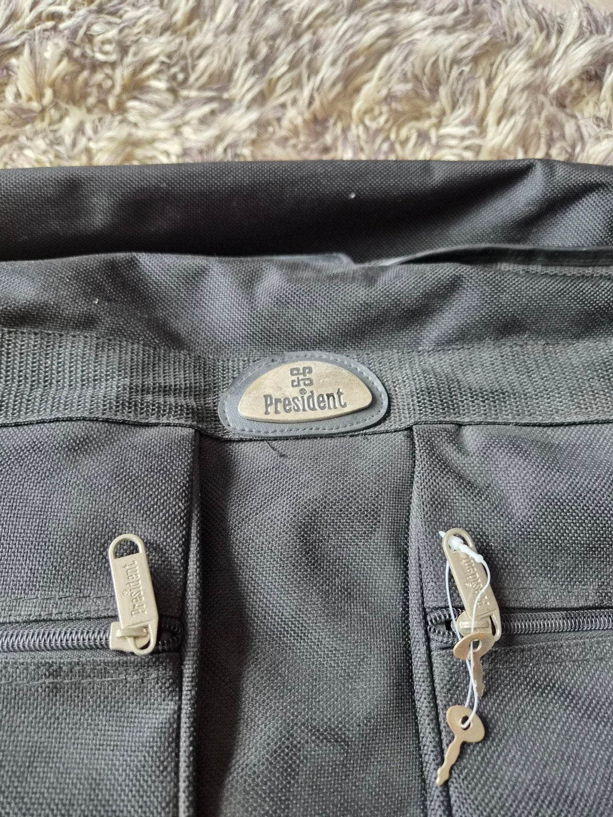 Grote weekend/vakantie tas met wieltjes - President, Ophalen, Uitschuifbare handgreep, 30 cm of meer, Gebruikt