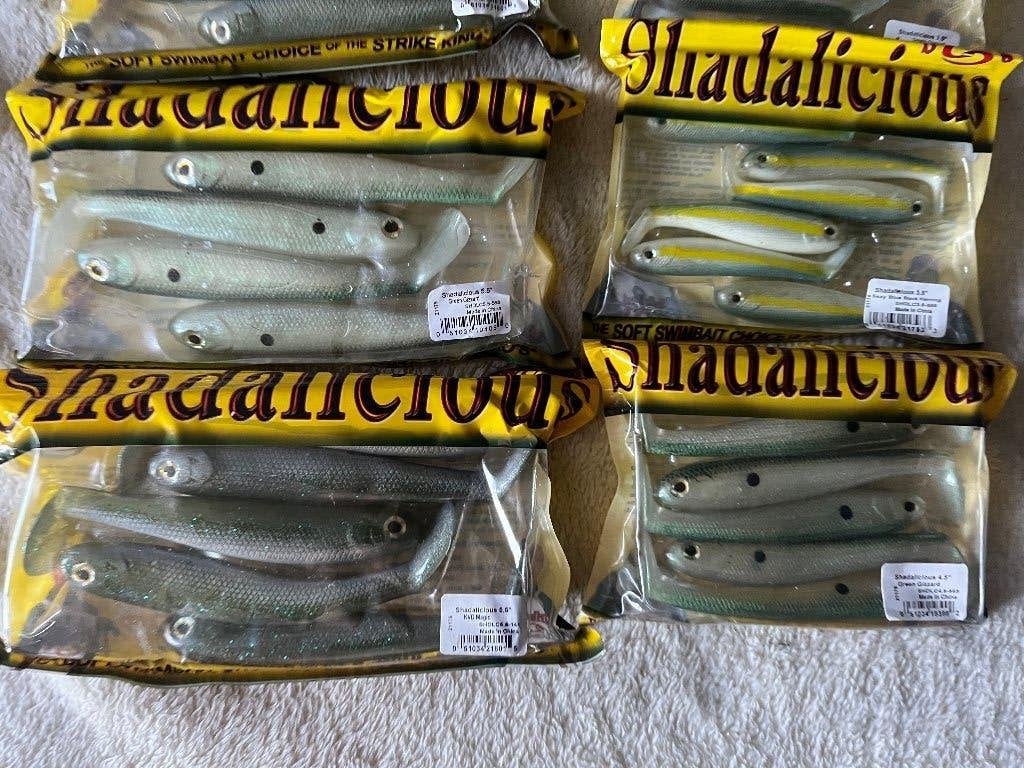 adv 911 /  NIEUW mixset 8 pakjes shads STRIKE KING, Ophalen of Verzenden, Nieuw, Overige typen