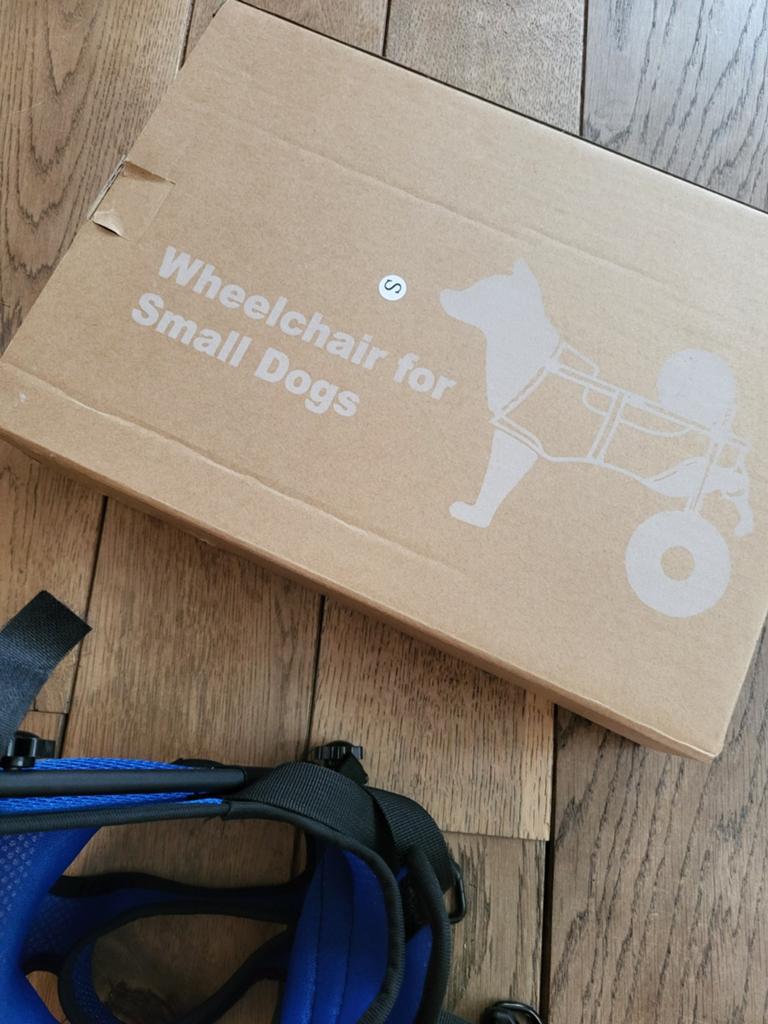 Rolstoel rollator voor kleine hond wieltjes maat S, Ophalen of Verzenden, Hond