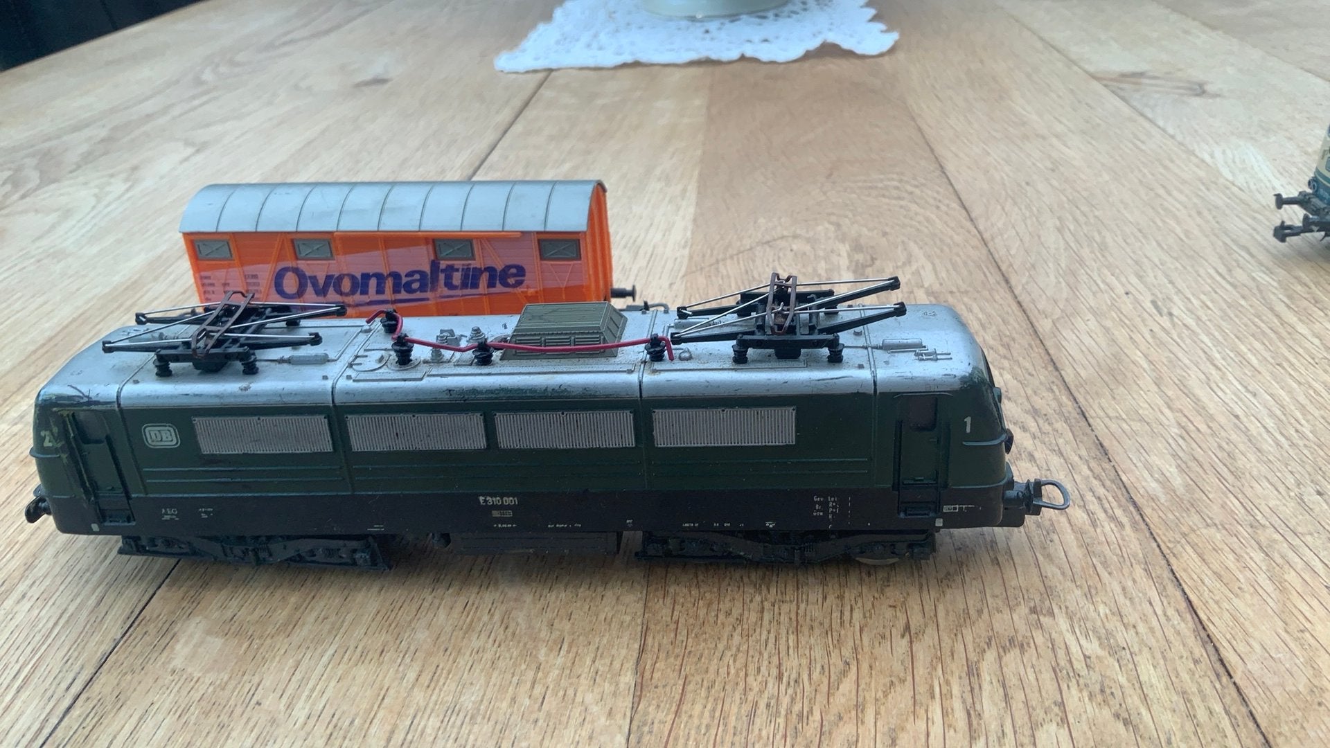 LIma lok DB E310-001 met wagon, Gebruikt, Ophalen of Verzenden, Lima, Gelijkstroom