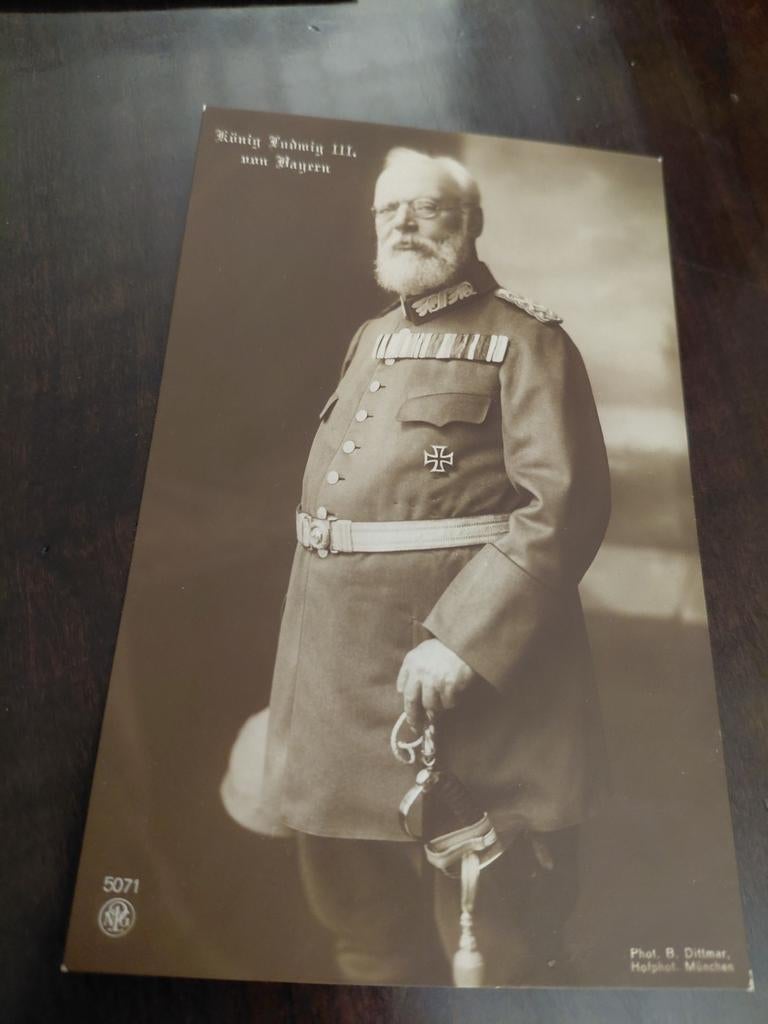 KÖNIG  LUDWIG III, Ophalen of Verzenden, Zo goed als nieuw, Buitenland, Kaart, Foto of Prent