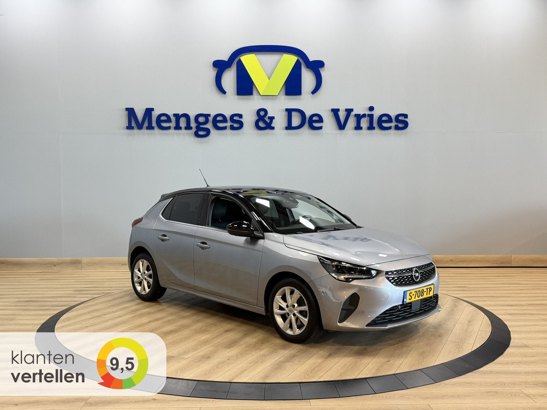 Opel Corsa 1.2 Elegance Airco ECC | Zwart Dak | Stoelverwarm, Voorwielaandrijving, 12 maanden, 101 pk, Gebruikt