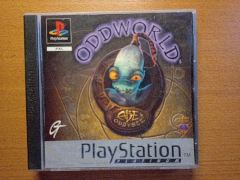 Oddworld Abe's Oddyssee (Platinum) voor PS1, Avontuur en Actie, Verzenden, 1 speler, Zo goed als nieuw