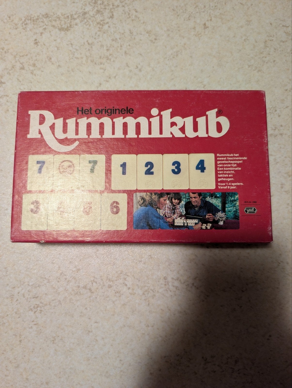 Rummikub - Het originele gezelschapsspel kleine editie, Hobby en Vrije tijd, Gezelschapsspellen | Bordspellen, Gebruikt, Een of twee spelers