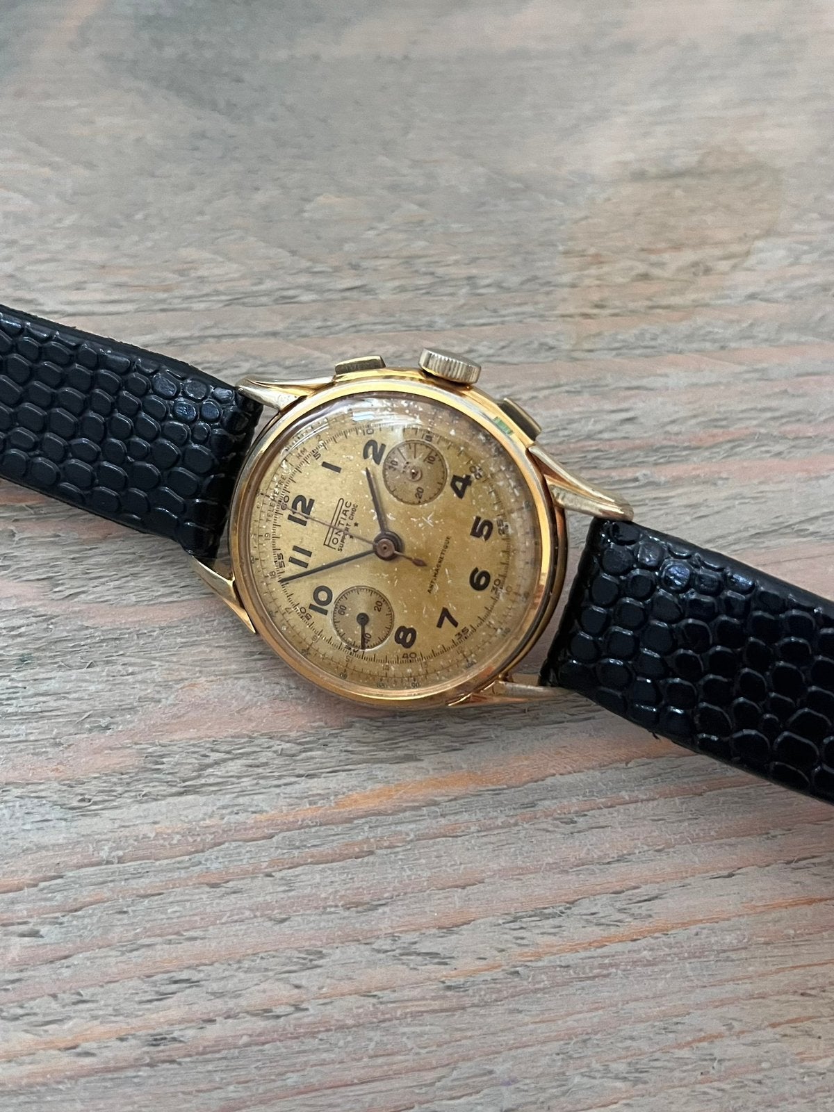 1950 Pontiac Chronograph, Ophalen of Verzenden, Staal, 1960 of later