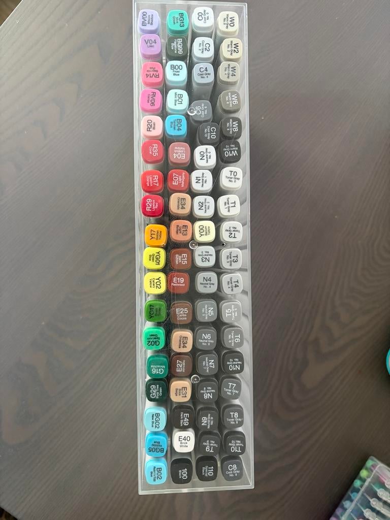 Copic Sketch Markers Set B - 72 kleuren, Hobby en Vrije tijd, Tekenen, Zo goed als nieuw, Potlood of Stift, Ophalen