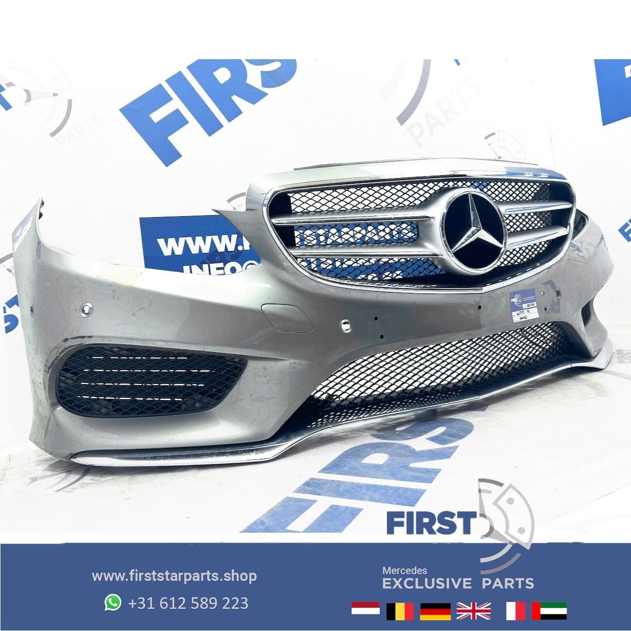A2128852638 W212 FACELIFT AMG Voorbumper COMPLEET Mercedes 2, Auto-onderdelen, Carrosserie en Plaatwerk, Gebruikt, -, Voor, Ophalen of Verzenden
