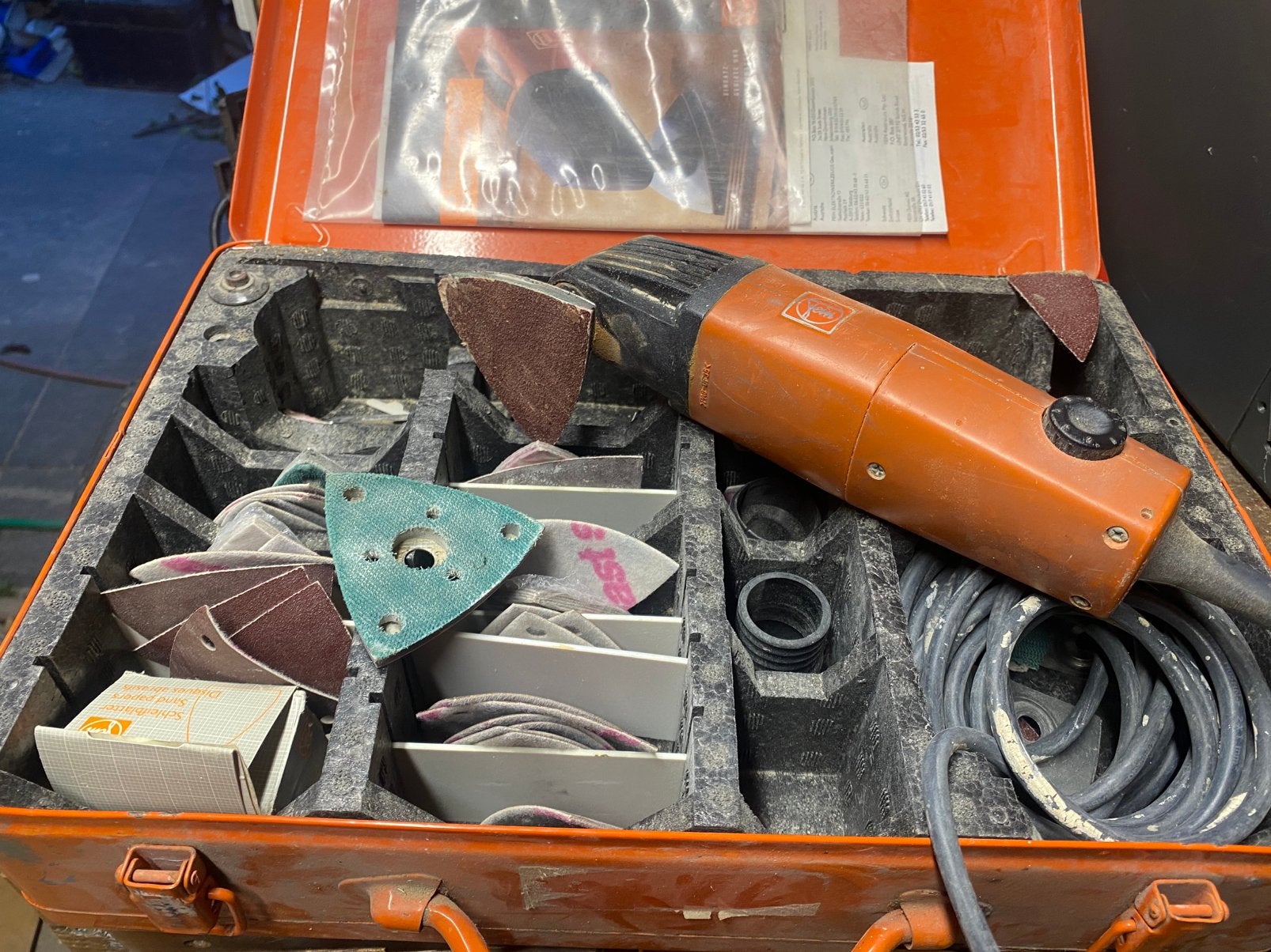 Fein MSxe 636 II multitool met assecoires, Ophalen of Verzenden, Gebruikt, Multitool