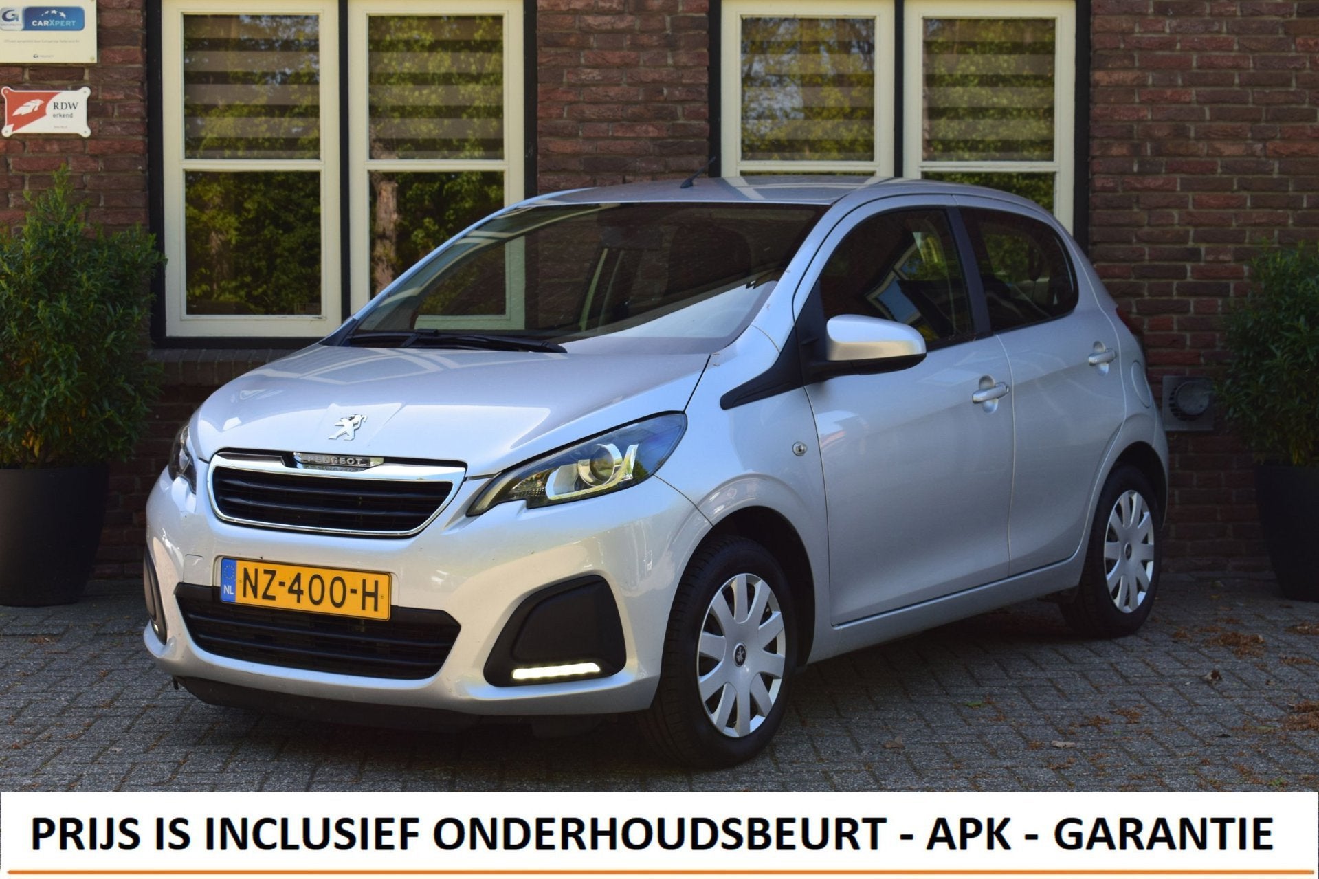 Peugeot 108 1.0 e-VTi 5D Active Airconditioning | 39.996KM, Voorwielaandrijving, Euro 5, Gebruikt, 4 stoelen