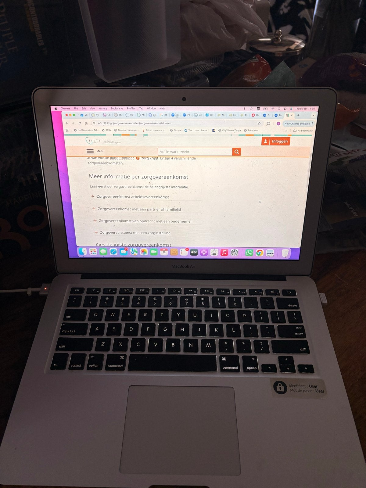 MacBook Air  2017 13 inch - Zo goed als nieuw, Computers en Software, Apple Macbooks, Qwerty, 13 inch, Ophalen of Verzenden, Zo goed als nieuw