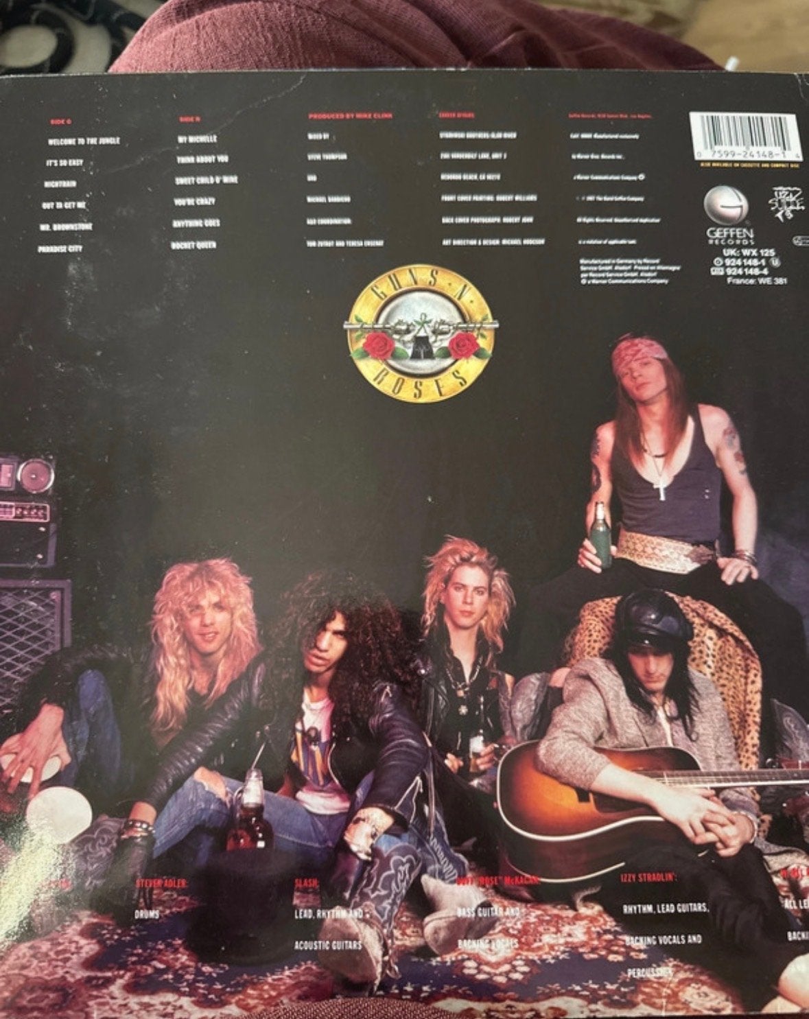 Foto 2 van Guns N' Roses - Appetite for Destruction LP (1987) limited