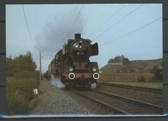 Kriegslokomotief Lok 50 622 Foto-Ansichtkaart Trein t-165, Verzamelen, Spoorwegen en Tramwegen, Zo goed als nieuw, Trein, Kaart of Prent