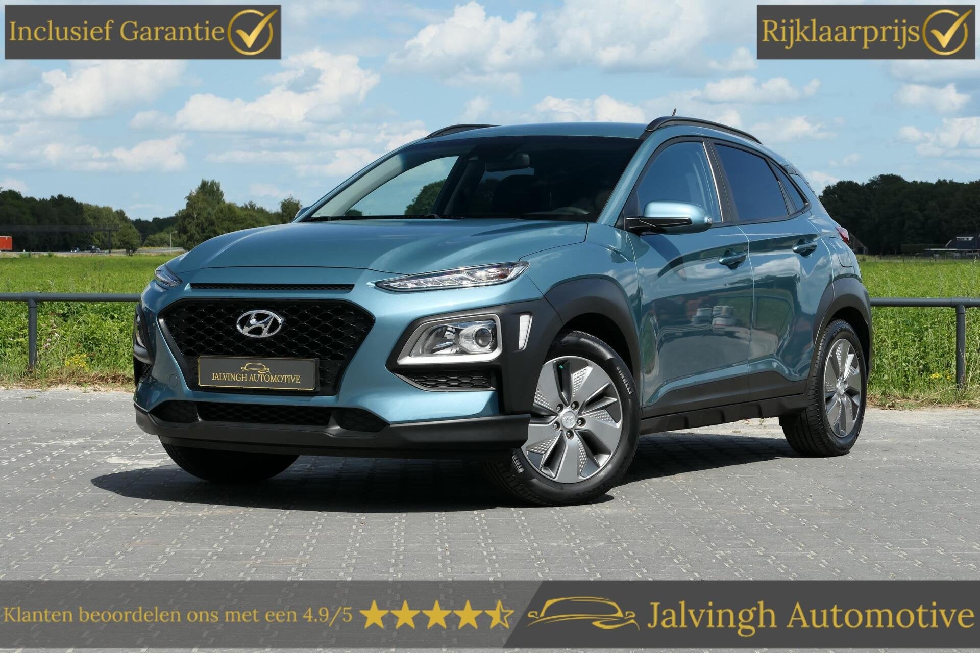 Hyundai Kona 1.0 T-GDI Fashion|Airco|Trekhaak!, Voorwielaandrijving, Stof, Gebruikt, Met garantie (alle)