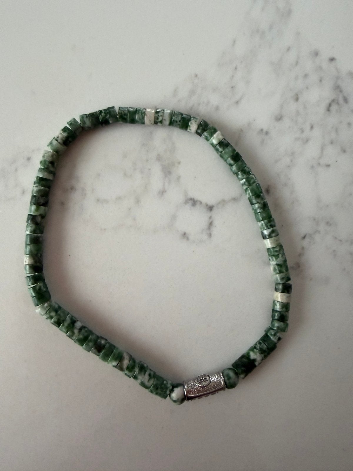 Rebel en Rose Slices 4mm L+, Sieraden, Tassen en Uiterlijk, Ophalen of Verzenden, Zo goed als nieuw, Groen, Overige materialen